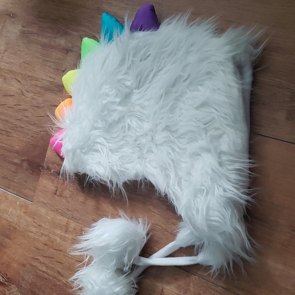 White Monster Hat